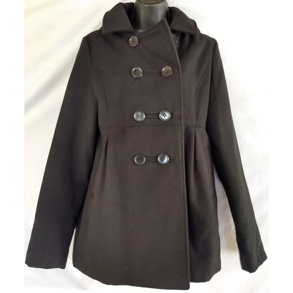 George▪️Black Hooded Dress Coat